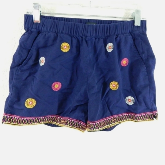 Madewell Embroidered Pull On Shorts - Picture 3 of 4